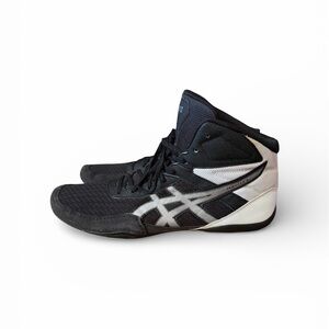 ASICS Black and White High-Top Shoes